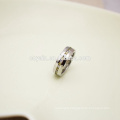 High Quality Cheap Price Stainless Steel Women Crystal Jewelry Ring